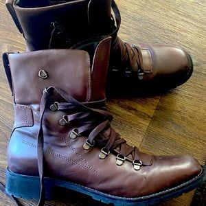 KENNETH COLE Bike Trail brown leather  men boots size 10